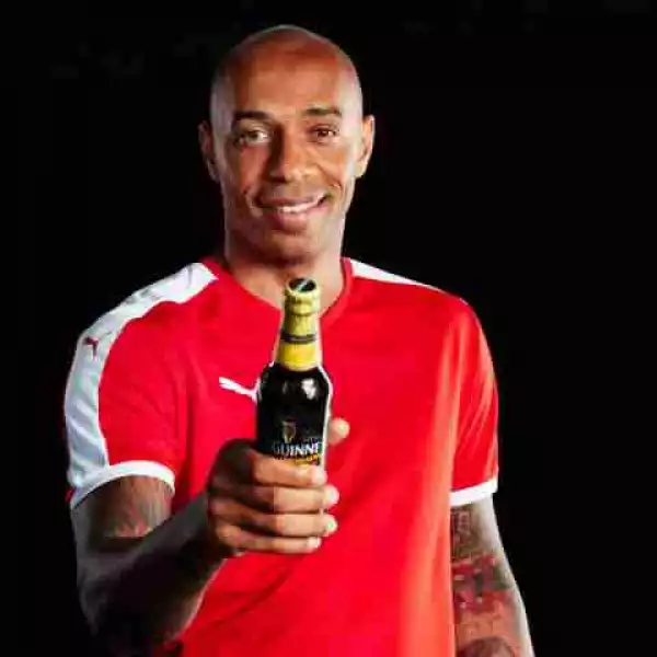 Thierry Henry To Visit Nigeria For Guinness ‘Made Of Black’ On 17th December 2017